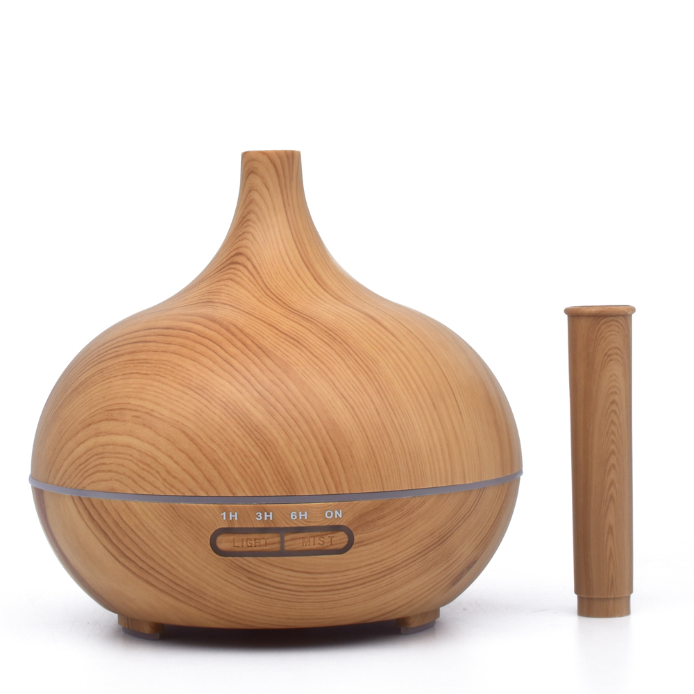 Difusor de aroma de venta caliente de Amazon de grano de madera con tanque de 400 ml