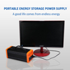 Central eléctrica portátil de 400 W CC 12 V 5 A con cable de carga de CA y cable de carga solar